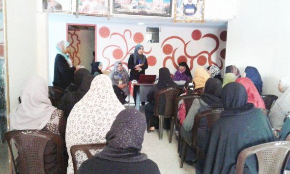 اتحاد لجان العمل النسائي ينفذ ندوة بعنوان العنف الاسرى