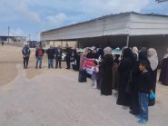 «العمل النسائي» ينظم وقفة تضامنية في حاجز  معبر بيت حانون شمال القطاع